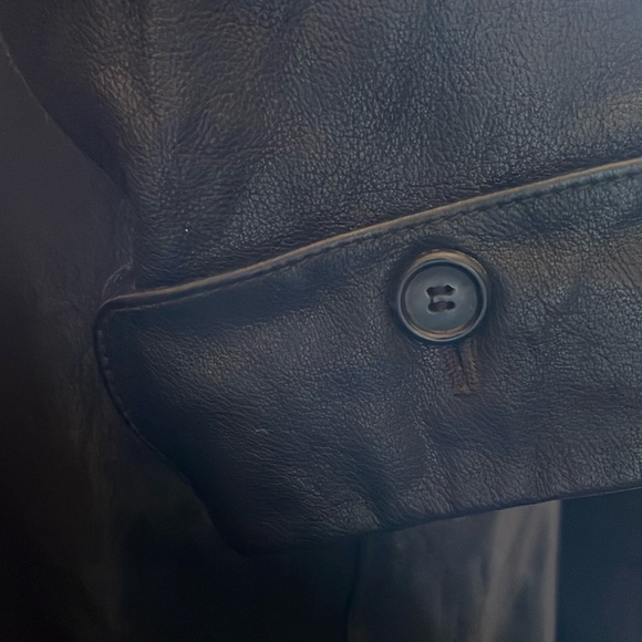 Paul Smith leather trench coat Made in Italy / Great Condition - Picture 8 of 9